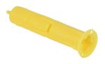 Product image for UNIVERSAL WALL PLUG YELLOW 5 X 24MM