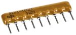 Product image for Bourns Bussed Resistor Network 10kΩ ±2% 8 Resistors, 1.13W Total, SIP package 4600X Through Hole