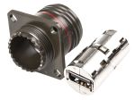 Product image for USB-A SKT,SQU FLANGE,OLIVE DRAB CADMIUM