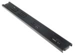 Product image for SELF CLOSE DRAWER SLIDE,BLACK ZP,L.400MM