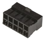 Product image for Molex, Milli-Grid Female Connector Housing, 2mm Pitch, 10 Way, 2 Row