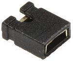 Product image for 2W JUMPER  2.54MM BLACK