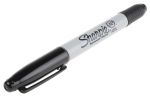 Product image for SHARPIE PEN TWINTIP BLACK MARKER X 12