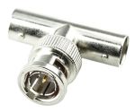 Product image for BNC RF T ADAPTOR, JACK-PLUG-JACK,75 OHM