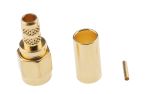 Product image for REVERSED SMA STRAIGHT CRIMP PLUG