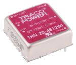 Product image for TRACOPOWER THN 20WI 20W Isolated DC-DC Converter Through Hole, Voltage in 18 → 75 V dc, Voltage out 12V dc