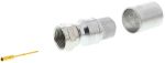 Product image for F STRAIGHT PLUG, RG11A/U, HDTV, 75 OHM