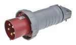 Product image for ABB, Tough & Safe IP67 Red Cable Mount 3P+N+E Industrial Power Plug, Rated At 125.0A, 415.0 V