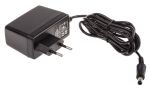 Product image for POWER SUPPLY,EURO PLUGTOP,15V,1A,15W