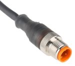 Product image for MALE CONNECTOR M12,4W,HALOGEN FREE PUR