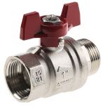 Product image for T handle ball valve 1in M-F