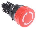 Product image for STOP SWITCH,TWIST RELEASE,51 SERIES,2C/O