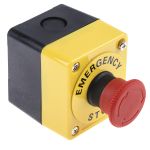 Product image for E-STOP SWITCH WITH CONTROL BOX,SPST-NC
