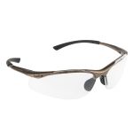 Product image for Bolle Contour Anti-Mist UV Safety Glasses, Clear Polycarbonate Lens, Scratch Resistant, Vented
