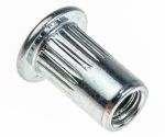 Product image for STEEL FLAT HEAD RIVET NUT - M4