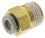 Product image for MALE CONNECTOR 4MM TO 1/8 MALE THREAD