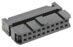 Product image for 20WAY 2.54MM IDC SOCKET + STRAIN RELIEF