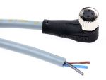 Product image for CONNECTION LEAD, ANGLED, M8, PVC 5M IP67