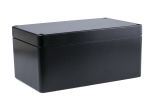 Product image for BLACK HEAVY DUTY BOX, 260X160X120MM