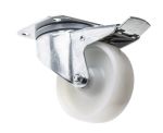 Product image for SWIVEL CASTOR WITH BRAKE, PLATE FIT