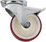 Product image for Tente Braked Swivel Swivel Castor, 350kg Load Capacity, 160mm Wheel Diameter