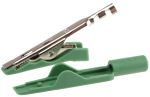 Product image for INSULATED CROCODILE CLIP,GREEN,8A,CAT I