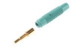 Product image for 4MM CABLE SOCKET,GREEN,16A,60VDC,CAT I