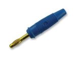 Product image for 4MM GOLD PLATE BANANA PLUG,BLUE,32A