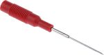 Product image for 4MM NEEDLE POINT TEST PROBE,RED,1A,CAT I