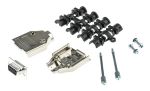 Product image for DSUB SOCKET + METALISED HOOD KIT 9WAY