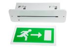 Product image for LED EMERGENCY RECESSED EXIT SIGN L/R