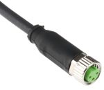 Product image for M8 FEMALE CONNECTOR,CABLE 10M,3W