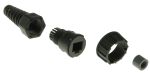 Product image for RJ45 PLUG + STRAIN RELIEF IP67