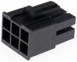 Product image for MEGA-FIT RECEPTACLE HOUSING 6 WAY V-0