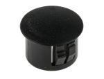 Product image for Blanking plug, nylon, black, 12.7mm dia