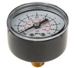 Product image for IMI Norgren 18-013-989 Analogue Positive Pressure Gauge Back Entry 10bar, Connection Size R 1/8