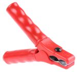 Product image for TEST CLAMP WITH 4MM SAFETY SOCKET, RED