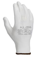 Product image for WHITE PU COATED POLYESTER GLOVE, 8