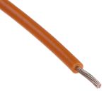 Product image for UL1430 HOOK-UP WIRE 24AWG ORANGE 100M