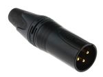 Product image for 3 POLE CABLE CONNECTOR MALE BLACK BODY