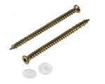 Product image for 6X100 CONCRETE SCREW ZINC & YELLOW