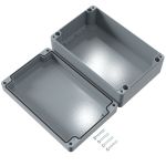 Product image for Rose Aluminium Standard, Grey Die Cast Aluminium Enclosure, IP66, 280 x 180 x 100mm Lloyds Register, Maritime Register,