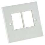 Product image for 2 WAY MOD-SNAP(TM) SOCKET WALLPLATE