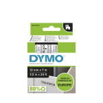 Product image for DYMO D1 BLK ON CLEAR LABELLING TAPE,12MM