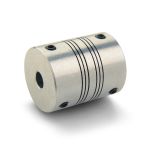 Product image for ALUMINIUM SET SCREW COUPLING,3X3MM BORE