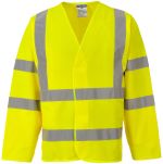 Product image for HI VIZ VEST LONG SLEEVED YELLOW L-XL