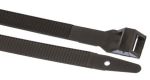 Product image for HellermannTyton Black Cable Tie Nylon Outside Serrated, 752mm x 9 mm