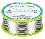 Product image for SN100NI+  1.0MM CLEAR SOLDER WIRE 250G