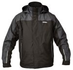 Product image for Dewalt Grey Waterproof Jacket W/Hood L