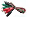 Product image for TEST LEADS BOTH ENDS CROCODILE 1000MM